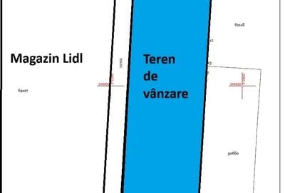 Teren Construcții intravilan de 2760 mp, în Nord - 2