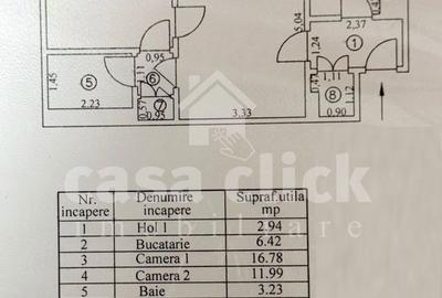 Apartament cu 2 camere în Țiglina 1 - 10