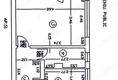 Apartament cu 3 camere semidecomandat în Central - 2