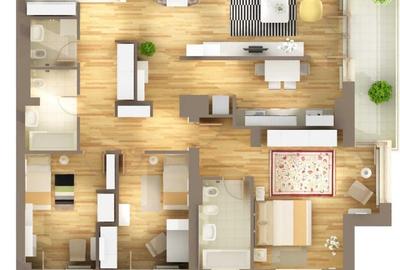 APARTAMENT 4 CAMERE MOBILAT  IN BANEASA - 11