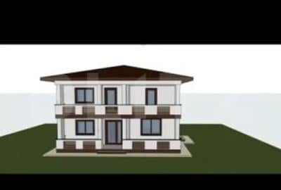 Proiect Casa + garaj in constructie - teren 553 mp, Holboca - 1