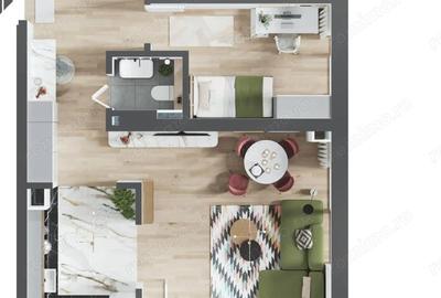 Apartament cu 2 camere decomandat în Iosia - 2