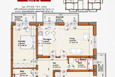 Apartament cu 3 camere decomandat în Sânpetru - 2