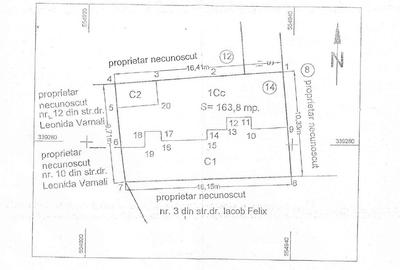 Teren Construcții intravilan de 164 mp, în Calea Victoriei - 8