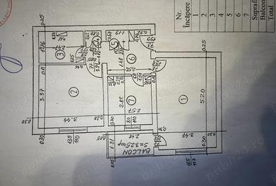 Vind apartament 2 camere zona Mall 9 mai - 9