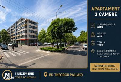 Apartament cu 3 camere în Theodor Pallady - 1