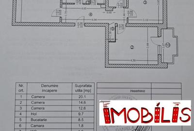 Apartament cu 3 camere decomandat în 13 Septembrie - 10