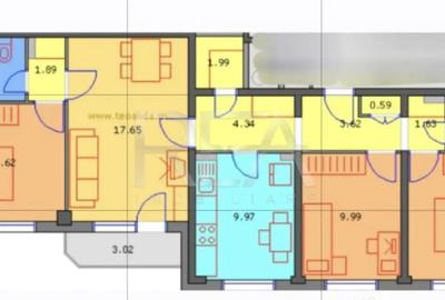 Apartament cu 4 camere semidecomandat, mobilat în Drumul Taberei - 11