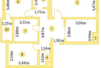 Apartament  4 camere ,spatios, zona excelenta -Balada/Casa de Cultură - 2