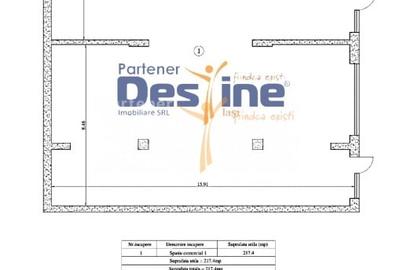 Spațiu comercial, de 217 mp, în Baza 3 - 11