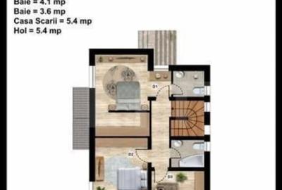 Casa Individuala 5 camere, 177mp, teren 378mp, Paulesti Casa Individuala 5 camere, 177mp, teren 378mp, Paulesti - 6