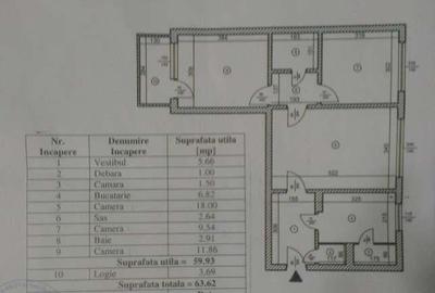 Apartament 3 camere Semidecomandat Berceni-Drm. Gazarului - 13