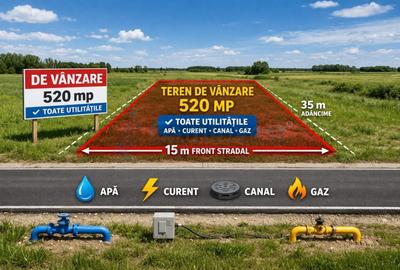 Teren Construcții intravilan de 520 mp, în Sântandrei - 1