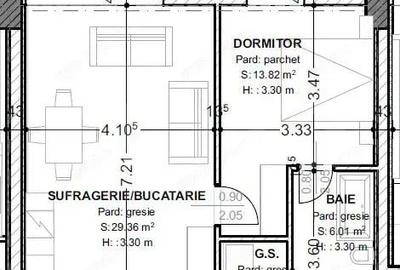 Apartament cu 2 camere semidecomandat în Central - 1