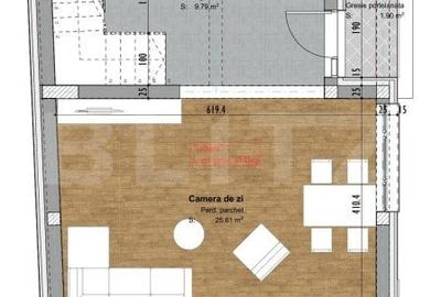 Duplex semifinisat de 131 mp  in Zorilor - 14