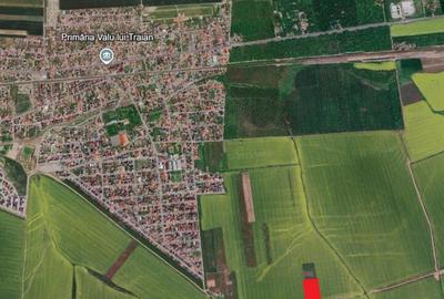 Teren intravilan Valu lui Traian 8500mp deschidere 86ml