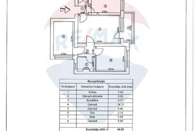 3 camere, totul nou, et 2/4, est, la cheie, comision 0 - 12