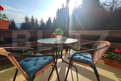 Studio cochet Predeal – mobilat, utilat, vedere superba! - 7