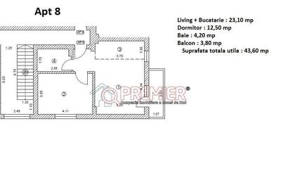 Apartament cu 2 camere în Cornetu - 18