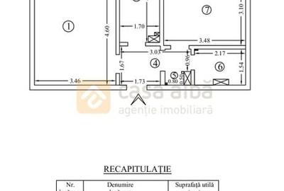 Central - Podu Ros | 2 camere decomandat | 2 balcoane - 2