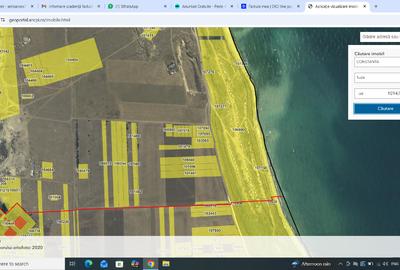 Eforie Sud faleza primul lot la mare 2500mp 65000eur - 2