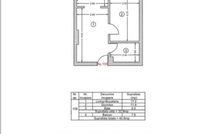 Apartament cu 2 camere semidecomandat în Apărătorii Patriei