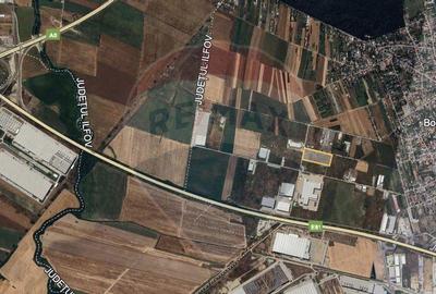 Teren Industrial 3ha/ Autostrada A2 Km 23/Dubla deschidere - 1