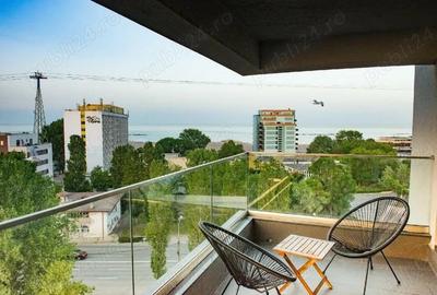 Apartament 2 camere de inchiriat in Mamaia cu vedere panoramica la lac si mare,TERASE - 6