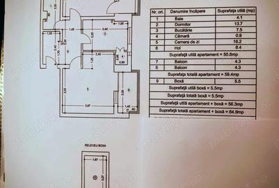 Apartament cu 2 camere decomandat în Ultracentral