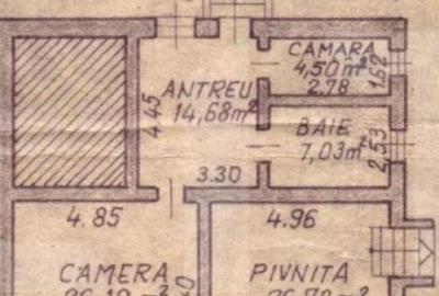 Casă cu 3 camere cu Canalizare în Central - 4