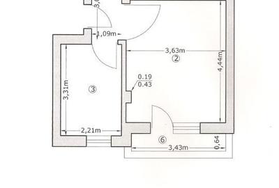 Apartament cu 2 camere decomandat în Central - 1