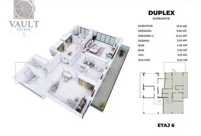 PENTHOUSE - DUPLEX - 250 MP - PARCARE SUBTERANA - 10