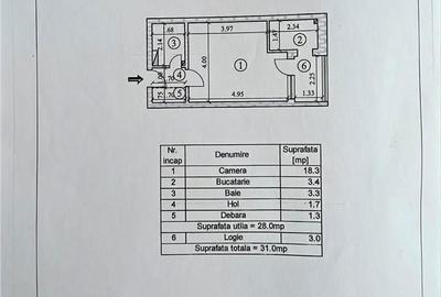 Garsonieră în Astra