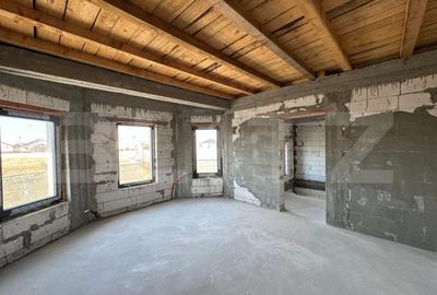 Casa semi-finisata P + M, 131 mp utili, teren 339 mp, Pielesti, zona Magnolia - 9