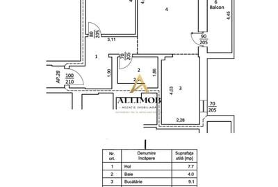 Apartament cu 2 camere în Central - 9