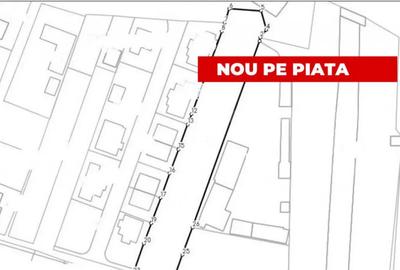 Teren de 2900 mp, în Central