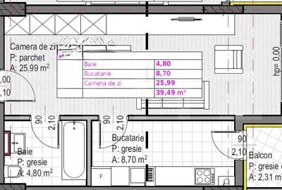 Apartament cu 1 camera + bucatarie inchisa, Soporului - aproape de Iulius Mall