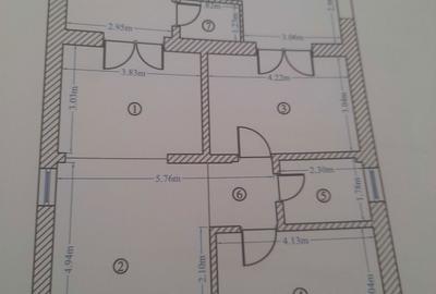 Casă cu 3 camere în Berceni