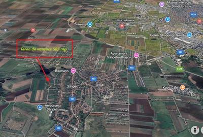 Teren intravilan de vanzare, cu vedere catre Dealul Lempes - Sanpetru - 585 mp - 3
