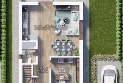 Casă cu 5 camere cu Teren 350 Mp în Bălăceanca - 1