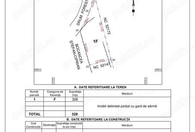 Teren de 328 mp, în Izvoru - 4