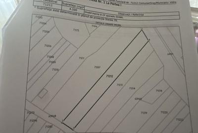 Teren de 4330 mp, în Vidra - 2