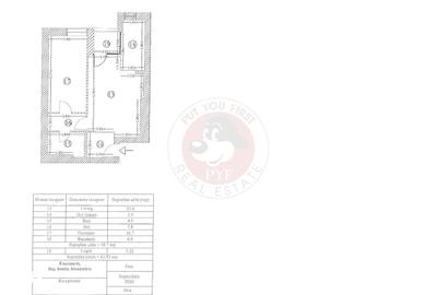 Apartament cu 2 camere, mobilat în Barbu Văcărescu - 1