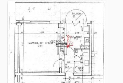 Decebal - Garsoniera, et.1, bloc mixt, 1993, 8 min metrou Muncii - 5