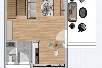 Casă cu 3 camere în Central - 1