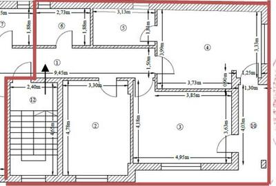 Apartament cu 2 camere decomandat în 13 Septembrie - 12