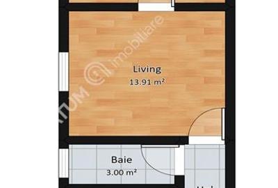 Apartament cu 2 camere nedecomandat, mobilat în Aeroport - 9