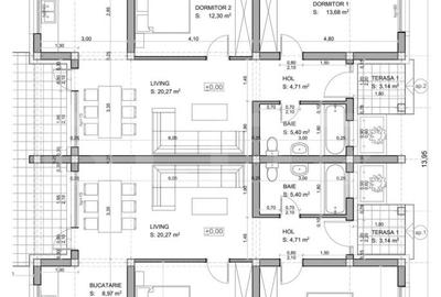 Duplex 3 camere, Su=70mp, St=300mp, Mosnita veche, Drumul Boilor - Lidl Duplex 3 camere, Su=70mp, St=300mp, Mosnita veche, Drumul Boilor - Lidl - 19