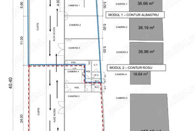 Spațiu comercial, de 350 mp, în Central