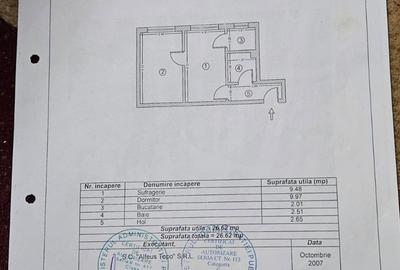 Apartament cu 2 camere nedecomandat în Tomis Nord - 2